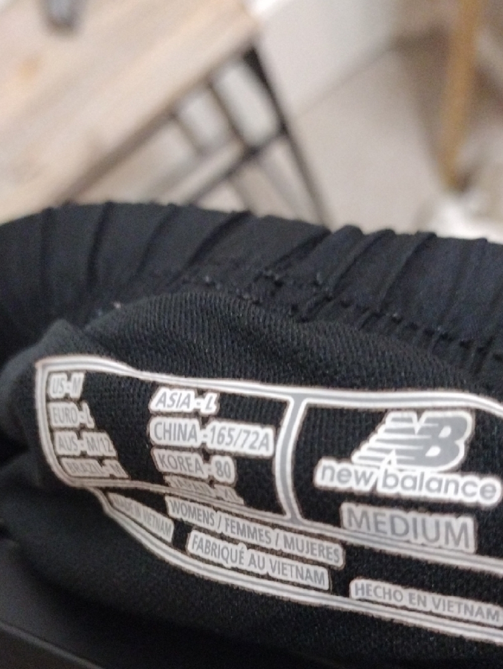 New Balance Black and White Women’s Athletic Shorts Medium - Picture 5 of 5